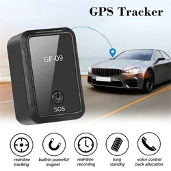 GF09 – GPS localisateur de voiture, GSM / GPRS SMS + APP + ordinateur, plage d'enregistrement 80 ㎡, Support WiFi LBS Gps BEIDOU 