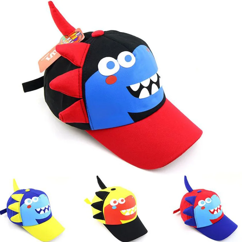 Doitbest 2020 Children Baseball Cap dinosaur cartoon summer Hip Hop kids Hats Boys Girls hat Caps snapback gorras | Аксессуары для