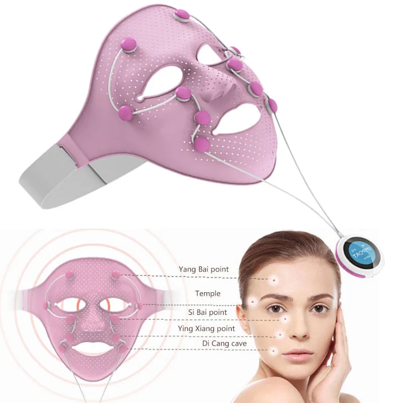 Electric Vibration Facial massage Quick Face Lift Mask V Chin Cheek Up Slimming Slim Massager beauty machine | Красота и здоровье