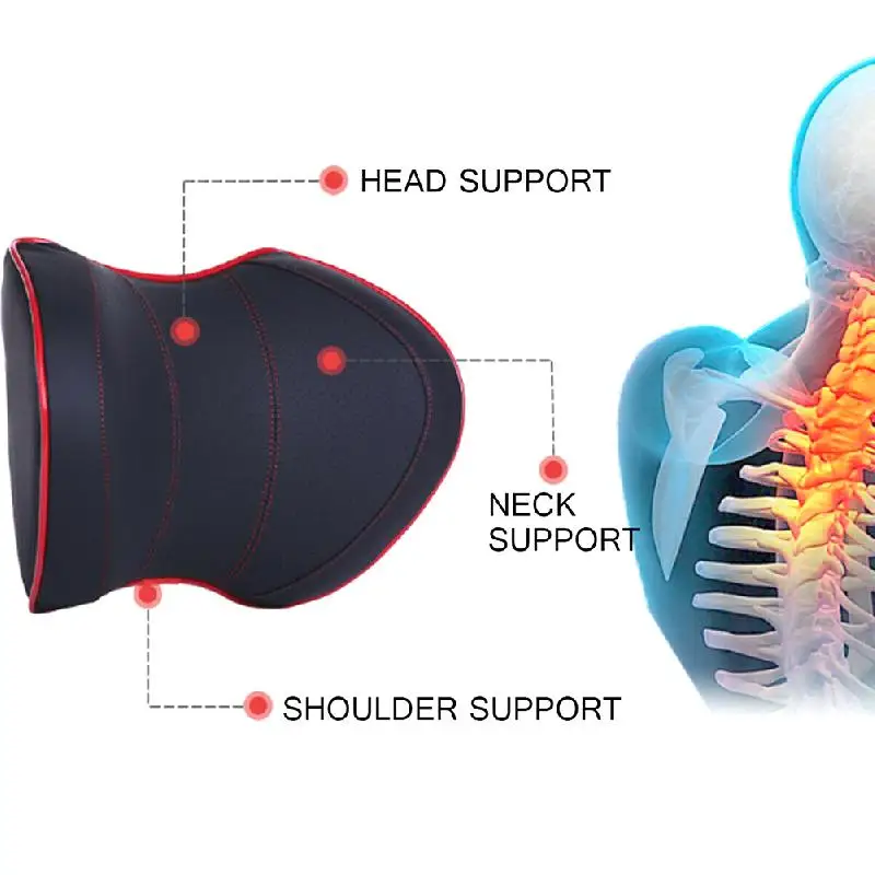 Космическая память хлопок подголовник автомобиля u образная подушка для шеи авто