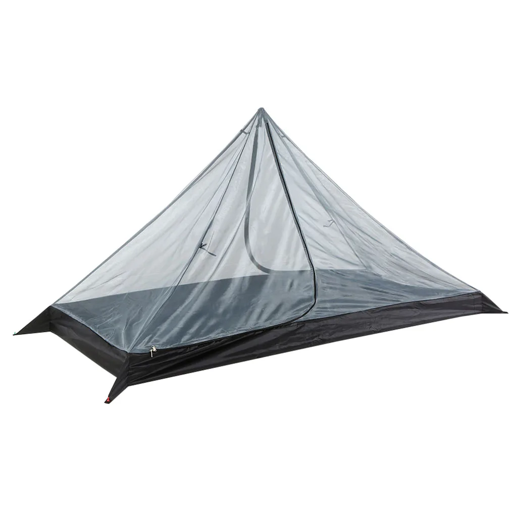 Tent Inner Mesh for Men Women 3 Seaons Single Person Pyramid Tent, Trekking Pole Tent, Easy Set-up