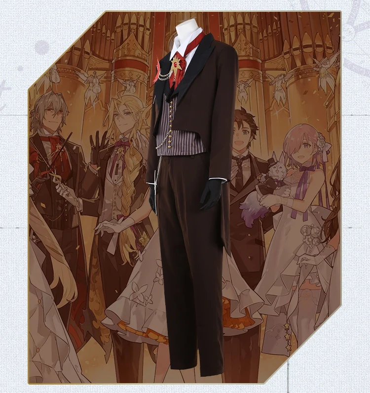 Custom Made Suits Fate Grand Order Orchestra Antonio Salieri Man of the Gray Cosplay Costume