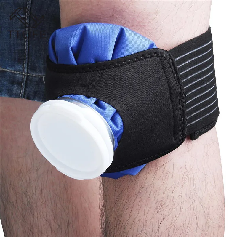 

TTLIFE Adjustable Ice Pack Wrap Strap Cold Compress Reusable Breathable Ice Bag Pack Fixing Belt For Elbows Ankles Head Wrists