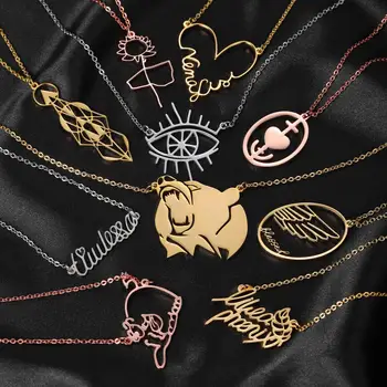 

Stainless steel Butterfly necklace Custom Necklaces Personalized Name Necklaces Jewelry Personality Letter Name for Women Mother