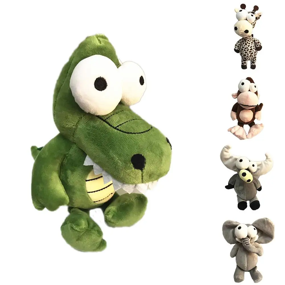 Большие глаза мультфильм Лев Зебра слон олень серия джунглей животное из леса