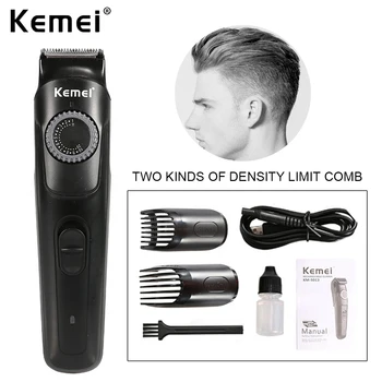 

KEMEI Professional Hair Clippers Grooming Beard Trimmer Men's Cordless Haircut Electric Hair Cutting Barber Shaving Hair Trimmer