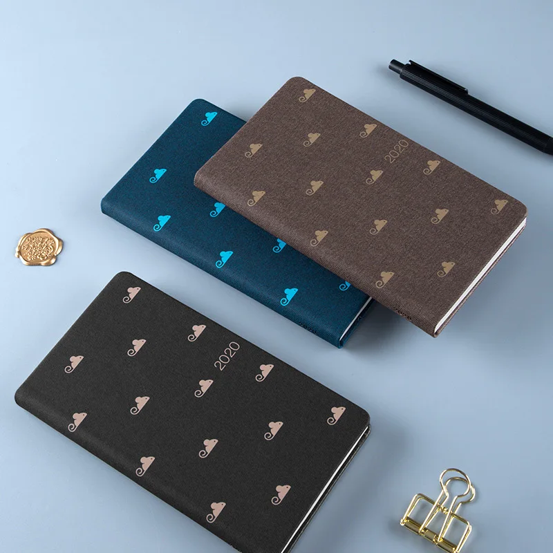 

Kawaii A6 Planner Zodiac mouse Handbook small portable daily weekly schedule plan student time management notebook