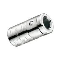 1/4" Ratchet Socket Adapter 6.3mm Square Drive To 1/4" Hex Shank Socket Bits Converter Quick Release Screwdriver Holder Adapter 2
