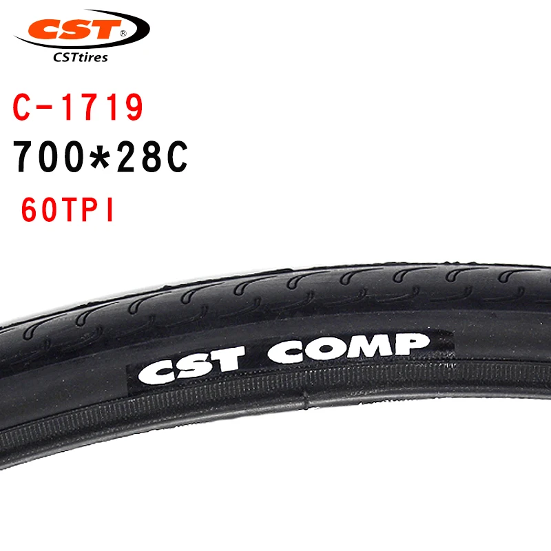 CST-Folding Stab Proof Steel Wire Tire, Bike Parts, 700C, 700C, 60TPI, Wear Resistant Bicycle Tires, C-1719