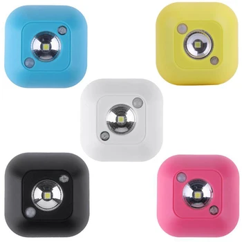 

Mini Wireless LED Light with Motion Sensor Night Lamp Novelty Light Control Infrared Motion Bedroom Hallway Stair Cabinet Light