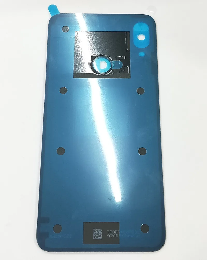 Для Xiaomi Redmi note 7 стеклянная задняя крышка батарейного отсека с клеем CE логотип панель Задняя Дверь Корпус чехол с клеем