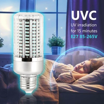 

Promotion! UV Germicidal Disinfection Lamp LED UVC E27 Home Ozone Disinfection Light Bulb
