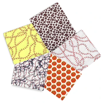 

50*145cm Patchwork Sport Ball Printed Polyester Cotton Fabric for Tissue Kids Home Textile for Sewing Quilting Fabrics,c12990