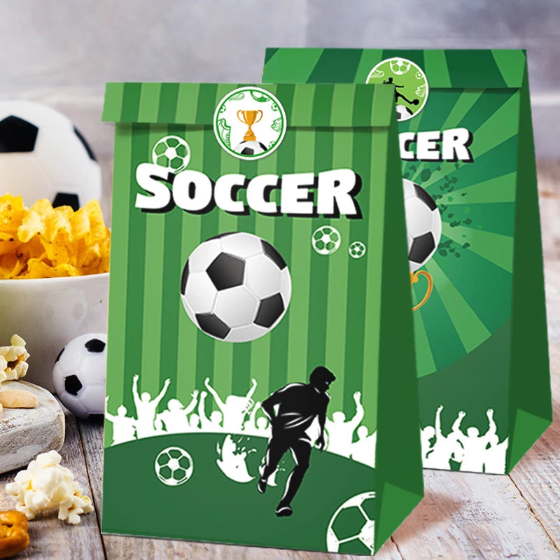 12 Football Design Parti Sacs pour enfants/remplissage cadeaux faveurs jouets BONBONS