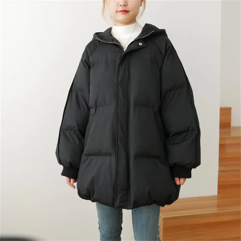 Супер большой Размер 4XL-7XL зимняя парка для женщин утолщенная теплая короткая куртка с капюшоном женские свободные пуховые хлопковые пальто плюс размер 150 кг G788 - Цвет: black