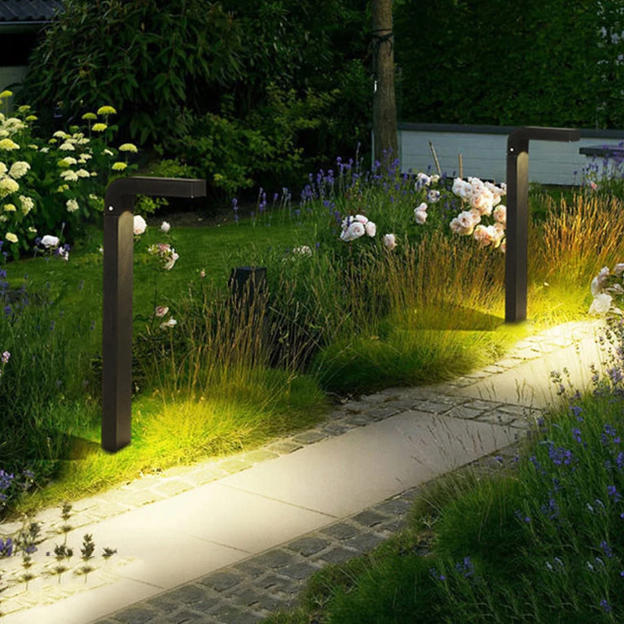 Thrisdar 60 см наружная уличная лампа для сада современный двор вилла парковый пейзаж пост газон свет водонепроницаемый путь световой столб