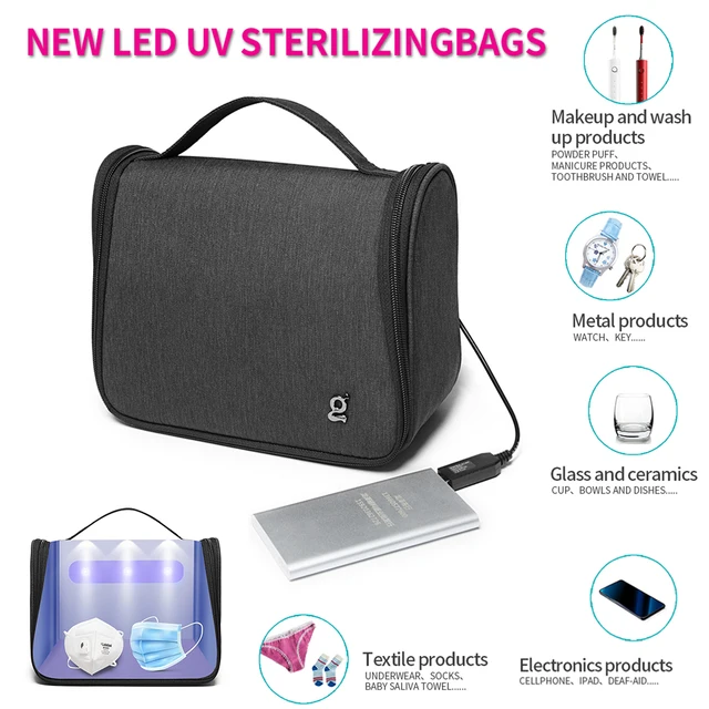 Uvc Fertőtlenítő Táska Hordozható Baba Palack Tartály Uv Könnyű Fertőtlenített Anya Gyerekek Tároló Telefon Doboz - Image 5