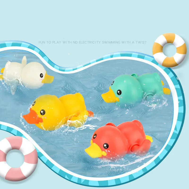 Colorful Clockwork Duck Toys