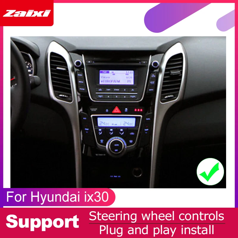 Flash Deal ZaiXi 2 DIN Auto DVD Player GPS Navi Navigation For Hyundai i30 Elantra GT 2012~2017 Car Android Multimedia System Screen Radio 5