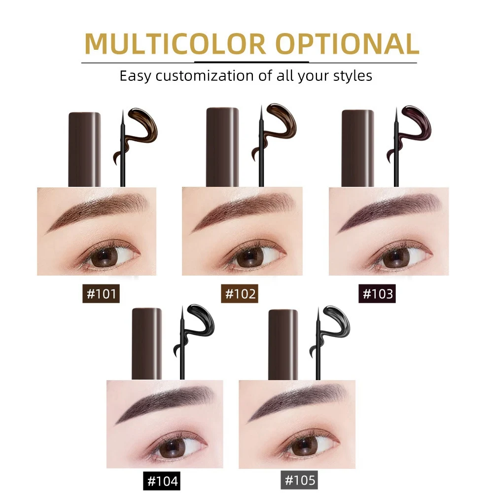 Waterproof Liquid Eyebrow Shadow Gel Long Lasting Tint Makeup Brush Set Brown Enhancer Eye Brow Dye Cream Make Up Cosmetic Waterproof Liquid Eyebrow Shadow Gel Long Lasting Tint Makeup Brush Set Brown Enhancer Eye Brow Dye Cream Make Up Cosmetic