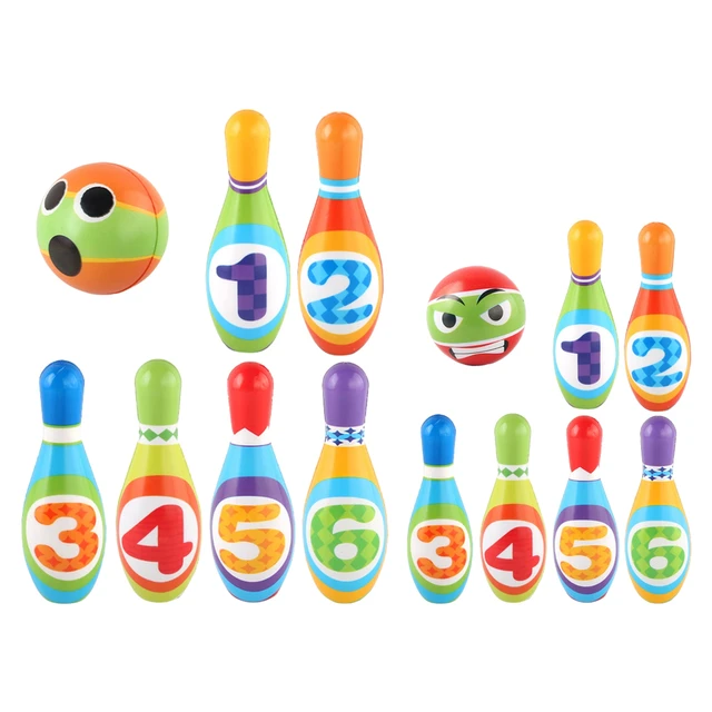 BESPORTBLE 1 Conjunto De Boliche Infantil Jogo De Boliche Mini Conjunto De  Boliche Conjunto Infantil Conjunto De Quebra-Cabeça Brinquedos Educativos  Para Crianças Kit De Boliche Para