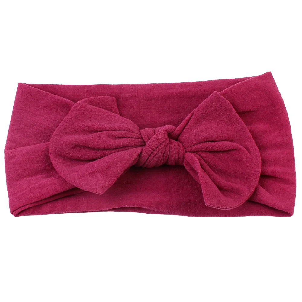 2020 Newborn Toddler Baby Girls Head Wrap Rabbit Big Bow Knot Turban Headband Hair Accessories For 0-2Y Babies Bebe Kids Gifts newborn socks for babies