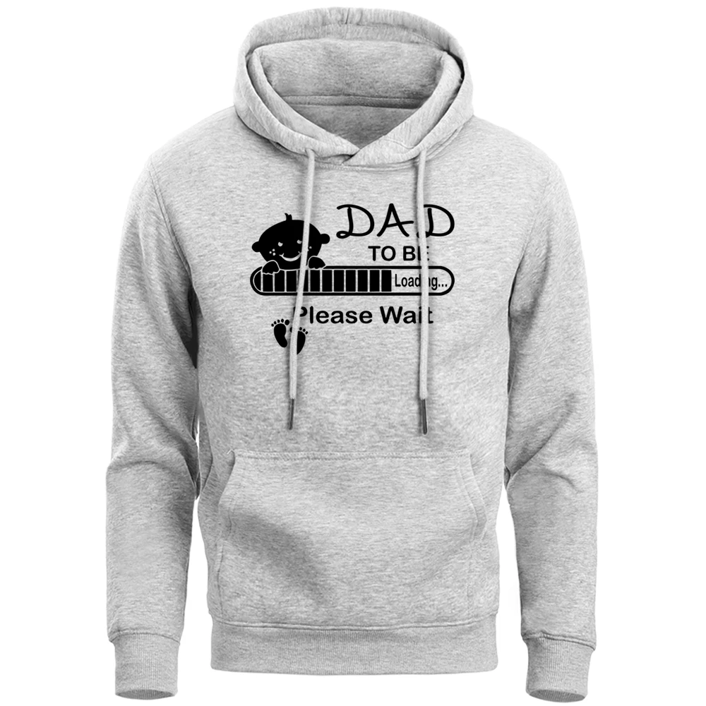 DAD to be Loading забавная толстовка с капюшоном для малышей Мужская коллекция 2019 года