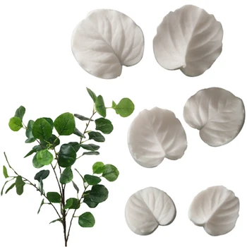 

Eucalyptus Leaves Molds Fondant Cakes Decorating Tools Silicone Molds Sugarcraft Chocolate Baking Tools For Cakes Gumpaste Form