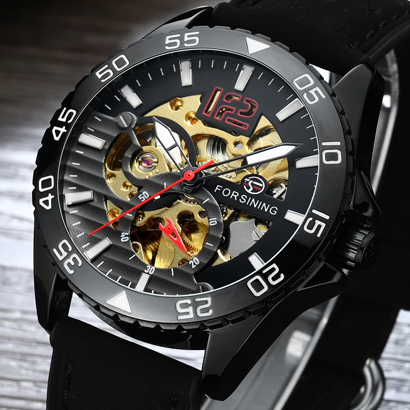 Brand Classic Mens Retro Watches Automatic Mechanical Watch Clock Genuine Leather Waterproof Business Wristwatch Relogio | Наручные часы