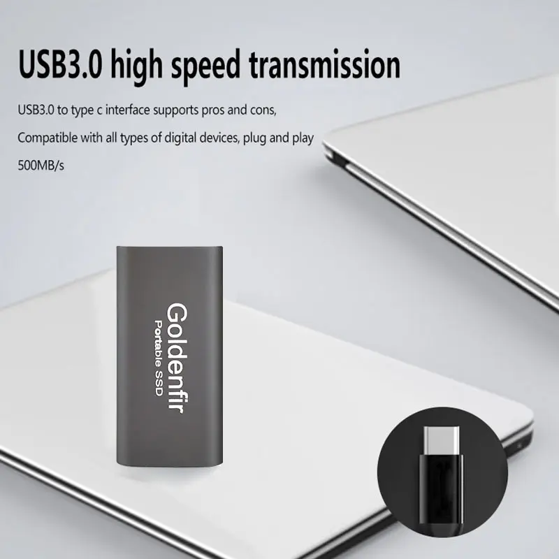 Goldenfir мини Портативный SSD 60 Гб 64 ГБ 120 ГБ 128 ГБ 240 ГБ 256 ГБ 480 ГБ 512 960 1 ТБ USB 3,0 внешний твердотельный накопитель