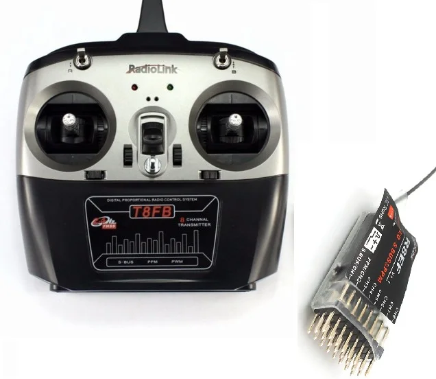 Оригинальный RadioLink T8FB 2 4 ГГц 8ch RC передатчик R8EF приемник Combo Remote Rontrol для