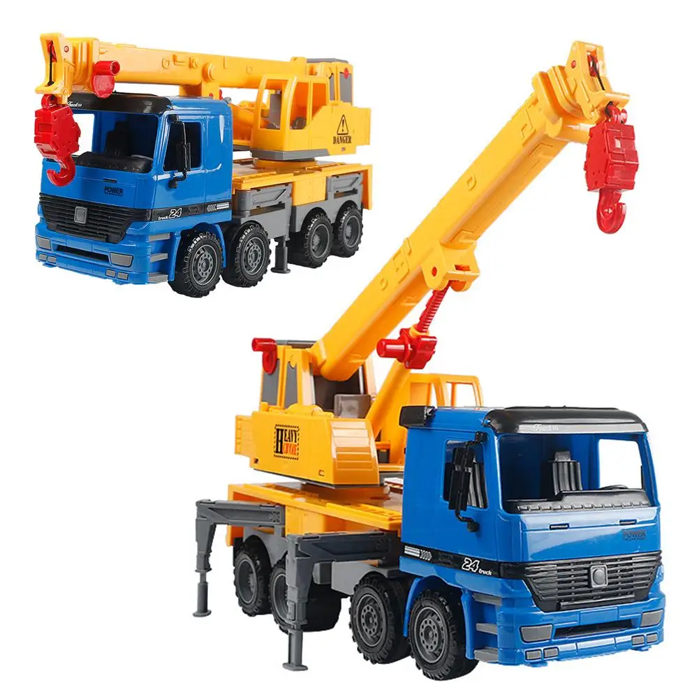 Моделирование телескопический кран грузовик, инженерный Транспорт модель Развивающие игрушки для детей модель автомобиля детская