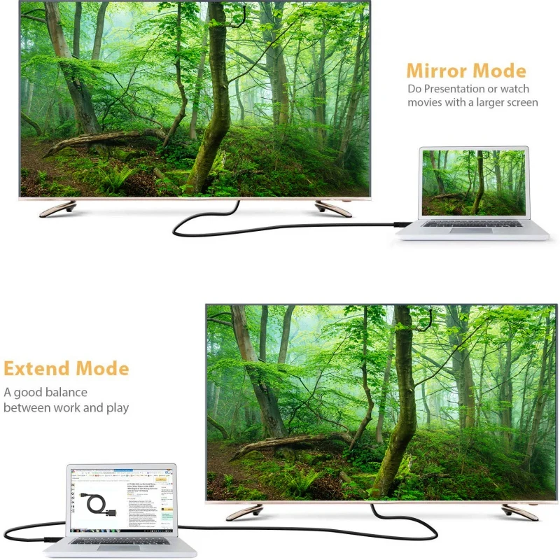 HDMI 호환 VGA 케이블 수-수, 칩 6 피트 케이블, 컴퓨터, 데스크탑, 노트북, PC, 모니터 컴퓨터 구성 요소, 1.5M