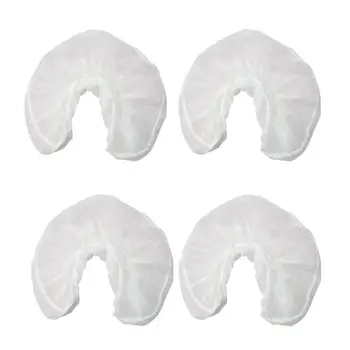 

50pcs Pillow Covers Anti-dirty U Shaped Disposable Non-woven Pillowcase Cover Headrest Covers for Hotel Salon Massage