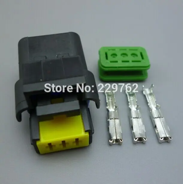 Shhworld Sea 3 Pin 211PL032S0049 211PC032S0049 Женский Мужской автомобильный разъем FCI разъем для PSA peugeot Citroen фар - Название цвета: 1sets female