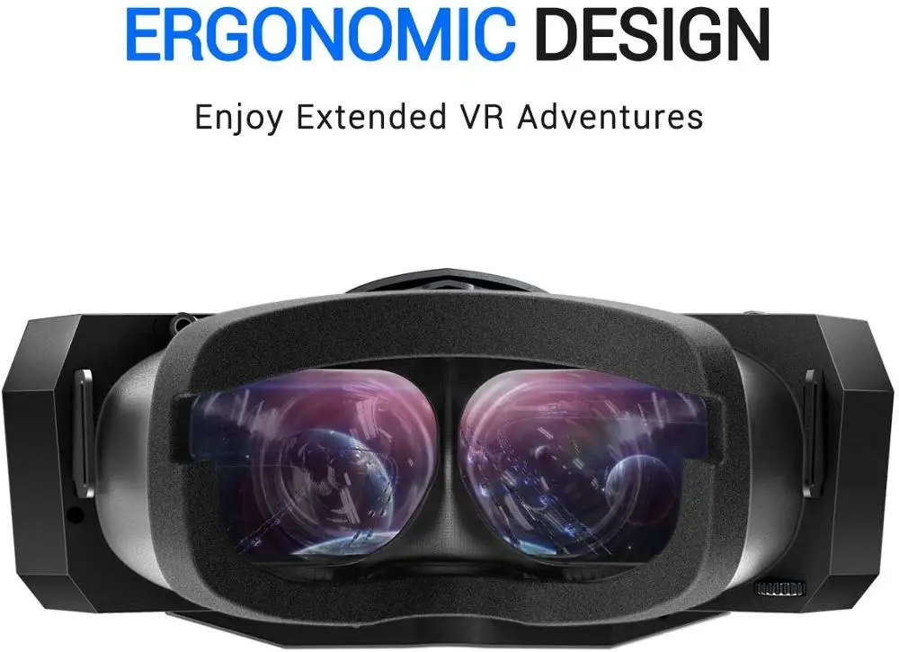 Гарнитура виртуальной реальности Pimax 5K XR OLED VR с широким 200°FOV, двумя 2560x1440p oled-панелями и 6 DOF отслеживанием, 1 год гарантии