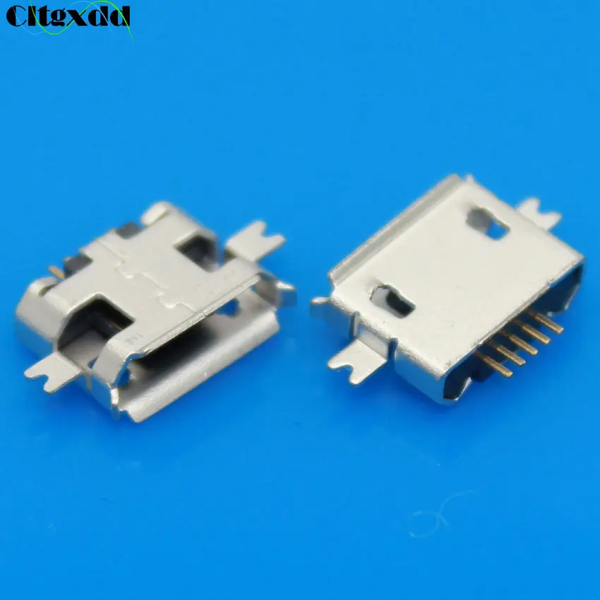 Cltgxdd 500 шт. разъем Micro USB 5Pin женский 1,0 зарядный порт для планшета мобильный ноутбук Mciro USB разъем