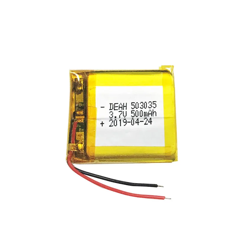 Литий полимерная аккумуляторная батарея 3 7 в 500 мАч 503035 для GPS MP4 DVD bluetooth наушников