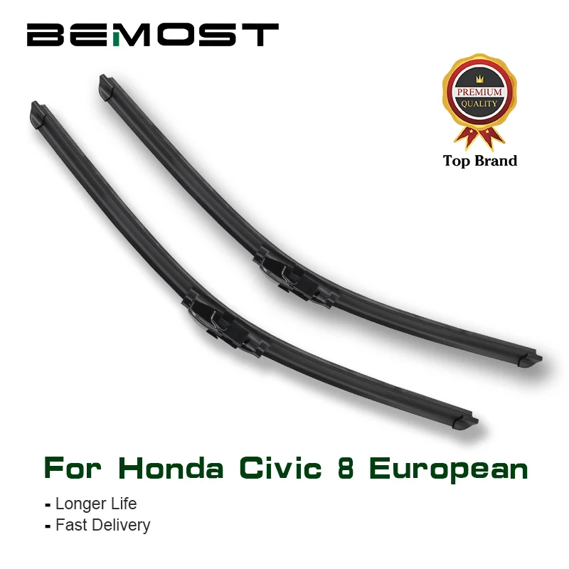 Bemost Car Windscreen Wiper Blades Natural Rubber For Honda Civic 8