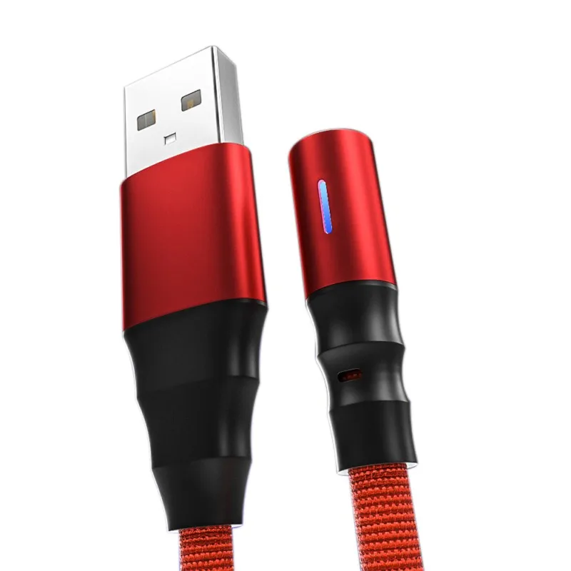 Сильный магнитный usb-кабель для быстрой зарядки Micro USB/type C/I Series смартфон Магнитный штекер зарядное устройство кабель для передачи данных для Android/Iphone - Цвет: Charging Cable Red