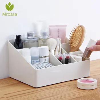 

New Makeup Organizer Storage Box Saving Space Desktop Office Organizer Cosmetic Skin Care Jewelry Box Home Sundries Organizer