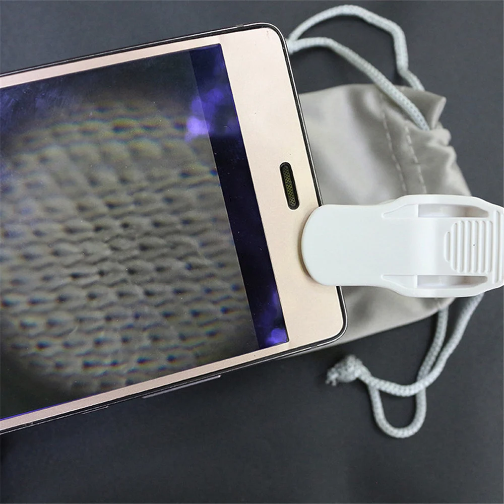 Регулируемый 60X мобильный телефон микроскоп увеличительное стекло светодиодный инструмент с микро-клипсой камеры с оптической Лупа со светодиодной подсветкой