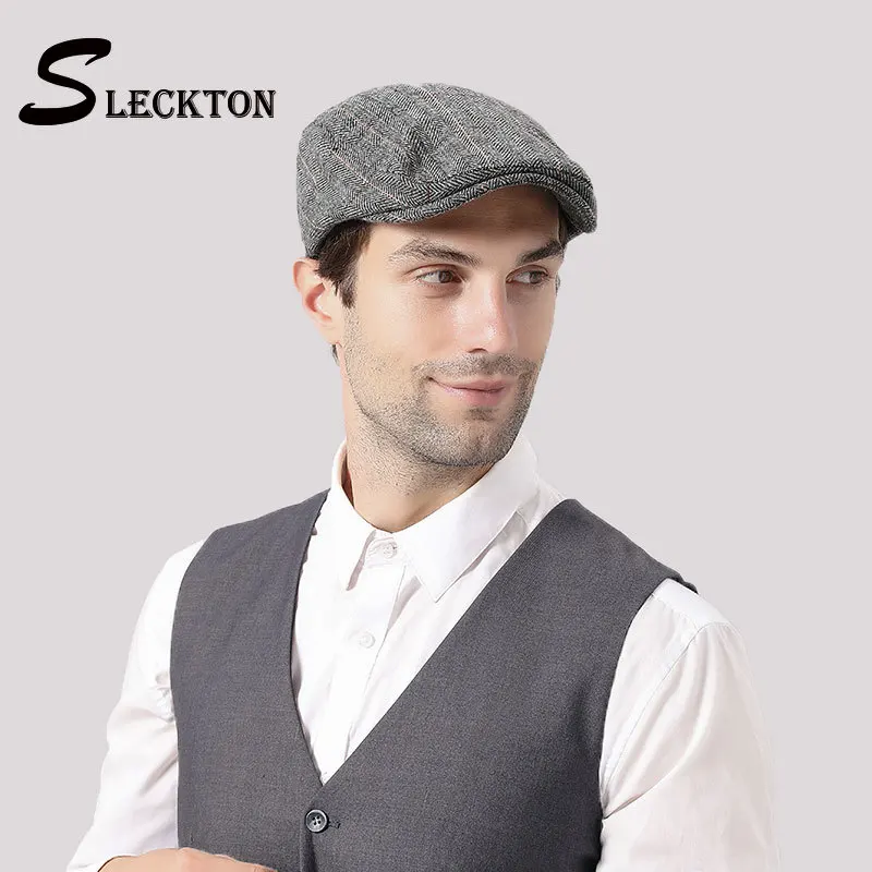 Sleckton Fashion Men Newsboy Cap Casual 
