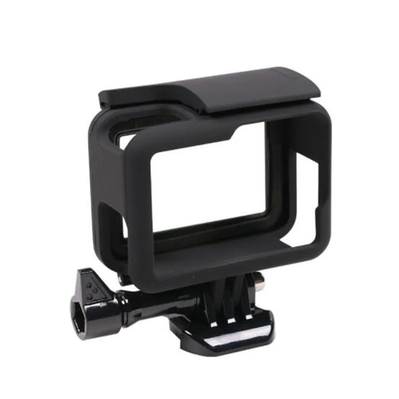 Мягкий силиконовый защитный чехол бампер для GoPro Hero 5 6 7 Hero5 Hero6 Hero7 черная рамка