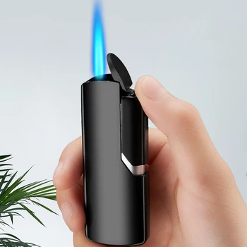 

2020 New Gas Lighter Cigarette Cigar Lighter Grinding Jet Gasoline Lighter Butane Metal Turbo Torch Lighter Gadgets for Men