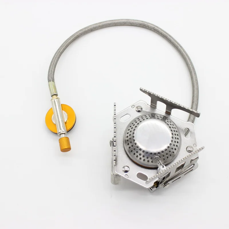 Portable Outdoor Hiking Picnic Butane 3500W Igniter Camping Gas Stove Furnace for Cooking