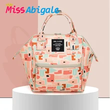 MissAbigale модная мини-сумка для подгузников, сумка для подгузников для мам, сумка для подгузников для мам, большой Детский рюкзак для путешествий, сумка для кормления мам, сумка для ухода за руками