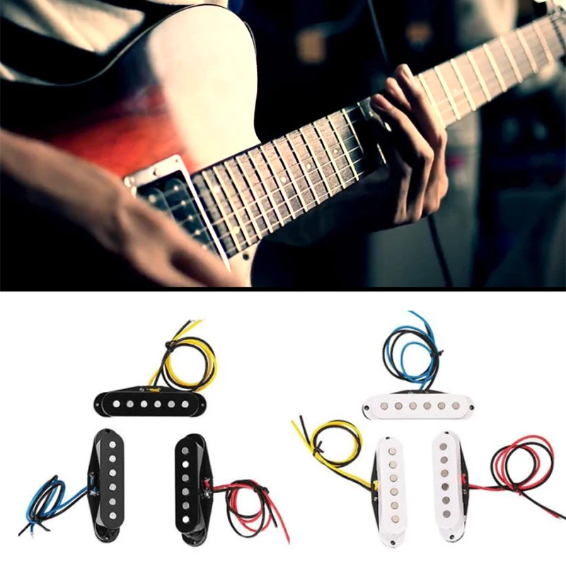 Звукосниматели Alnico V Strat шея+ Середина+ МОСТ гитара шеи прямой край затактовый звукосниматель с одной катушкой для Fender электрогитары