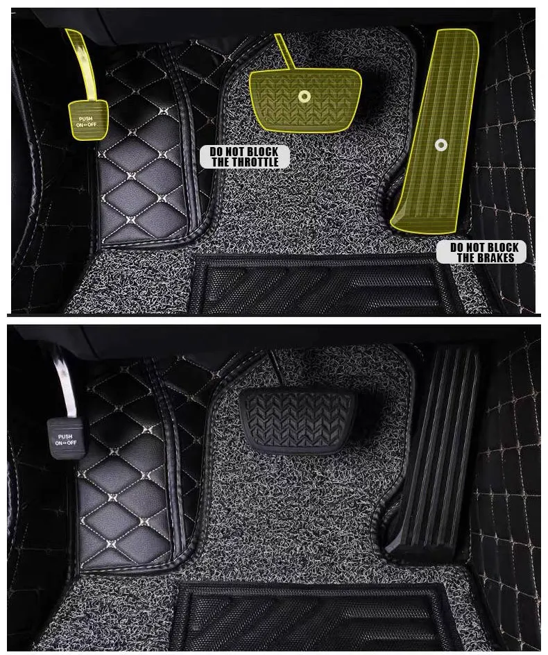 Кожаные автомобильные коврики на заказ для TOYOTA Avensis 2003- Автомобильный Ковер водонепроницаемые автомобильные аксессуары