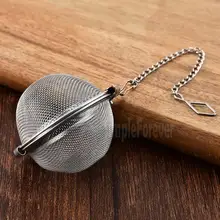 Нержавеющая сталь Сфера Блокировка специй Чай мяч сетчатый фильтр для заварки Чай фильтр Infusor